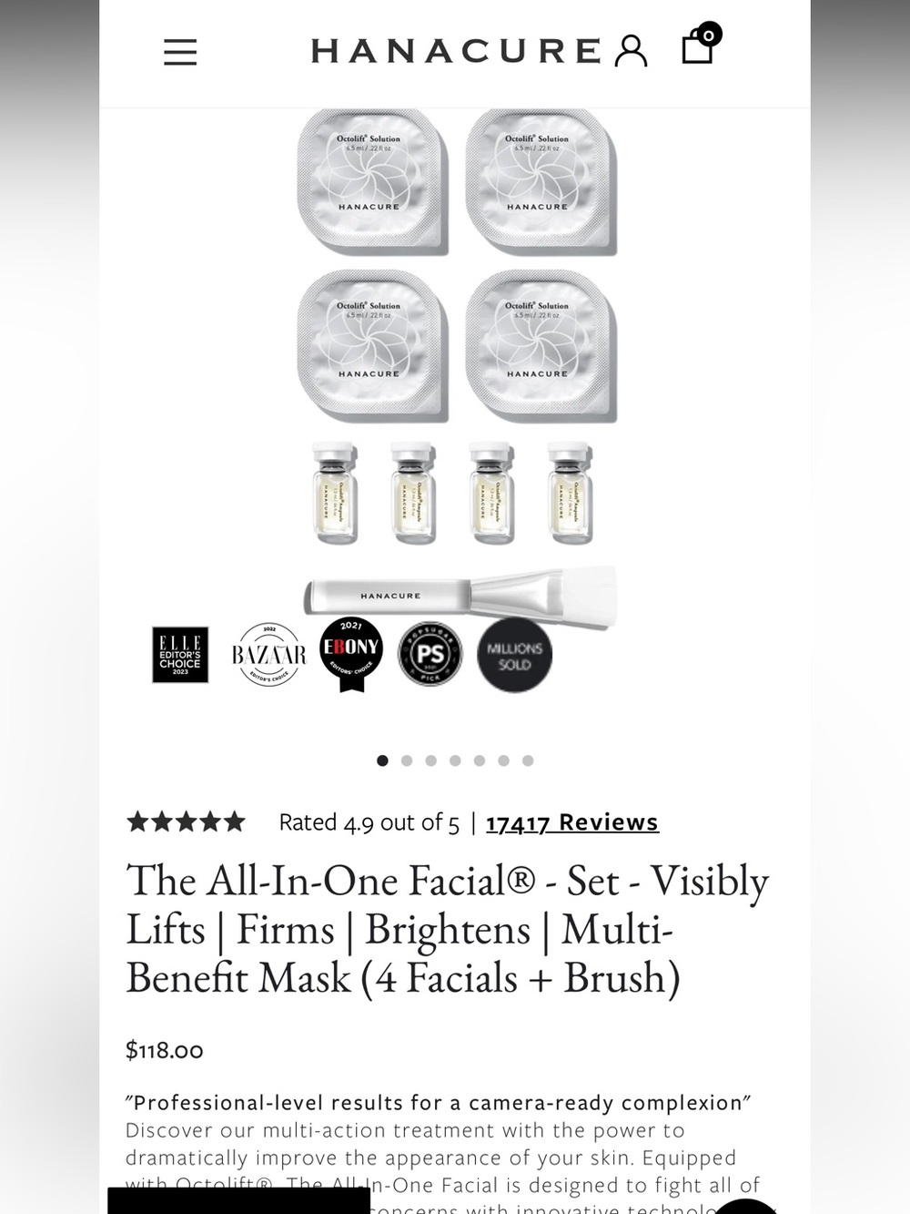 All-In-One Facial Mask Set – White